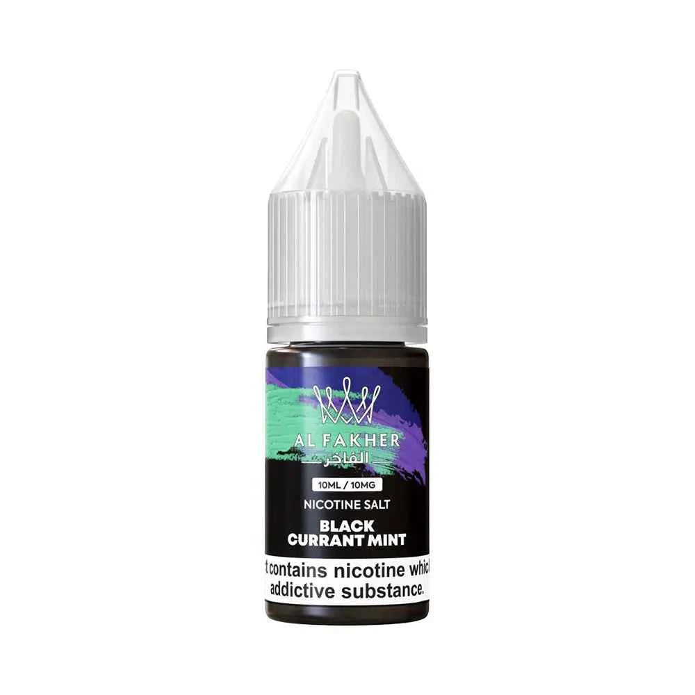 Al Fakher Nicotine Salt 10ml bottle shown upright on a plain background with branded label and safety warning visible.