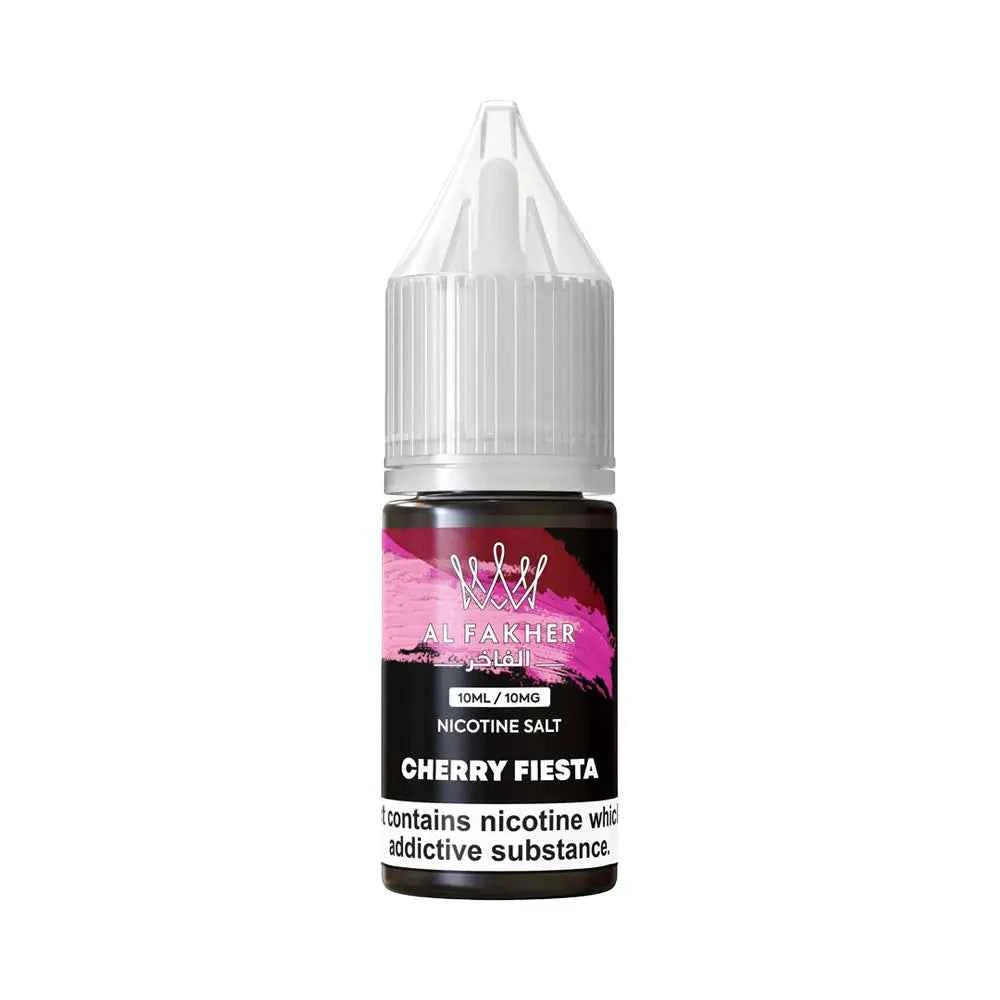 Al Fakher Nicotine Salt 10ml bottle shown upright on a plain background with branded label and safety warning visible.