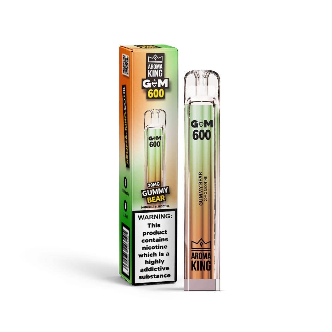 Aroma King Gem 600 Disposable Vape Pod (BOX OF 10)