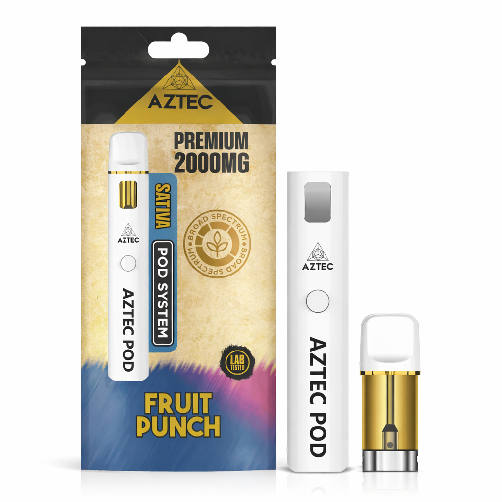 Aztec device shown on a pure white background with clear device detailing.