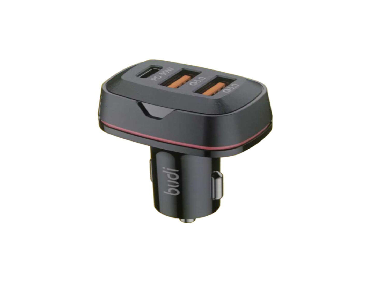 Budi 48W Dual USB & Type C Car Charger
