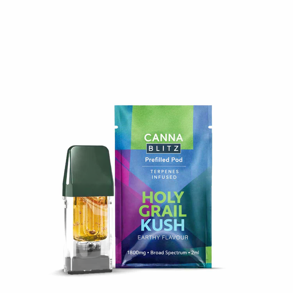 Calm Cannablitz pod shown in clean product packaging on a pure white background.