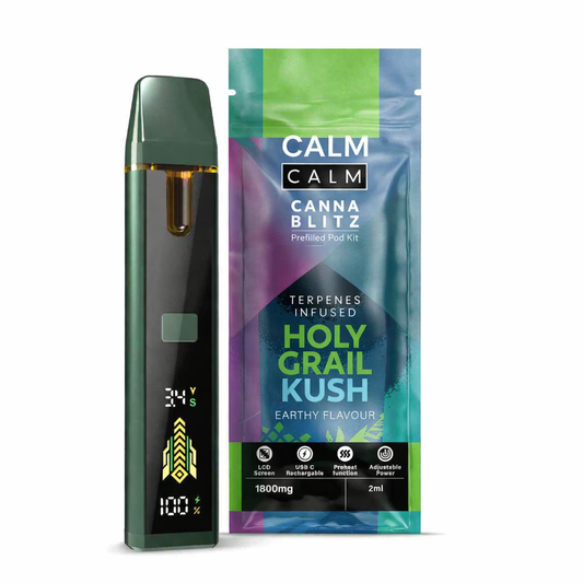 CBD Calm Cannablitz 1800mg Terpene Vape – Premium Infused Blend