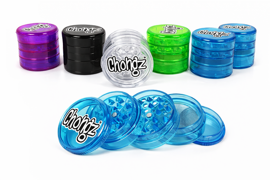 Chongz 50mm 5‑Part Plastic Grinder - Durable Manual Accessory