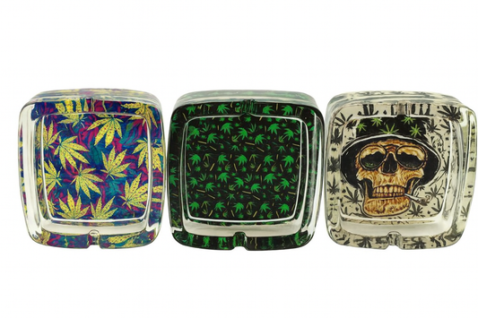 Chongz Hip 2 Bee Design Glass Ashtray