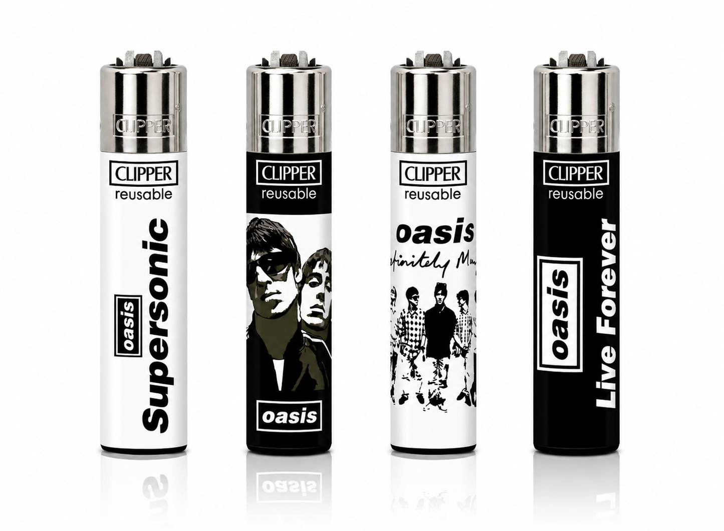 Clipper Refillable Lighter – Assorted Designs Single Unit