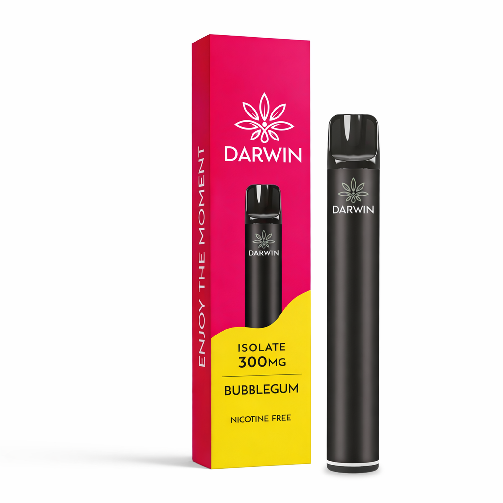 Darwin device displayed on a pure white background with clear hardware detailing and clean label presentation.