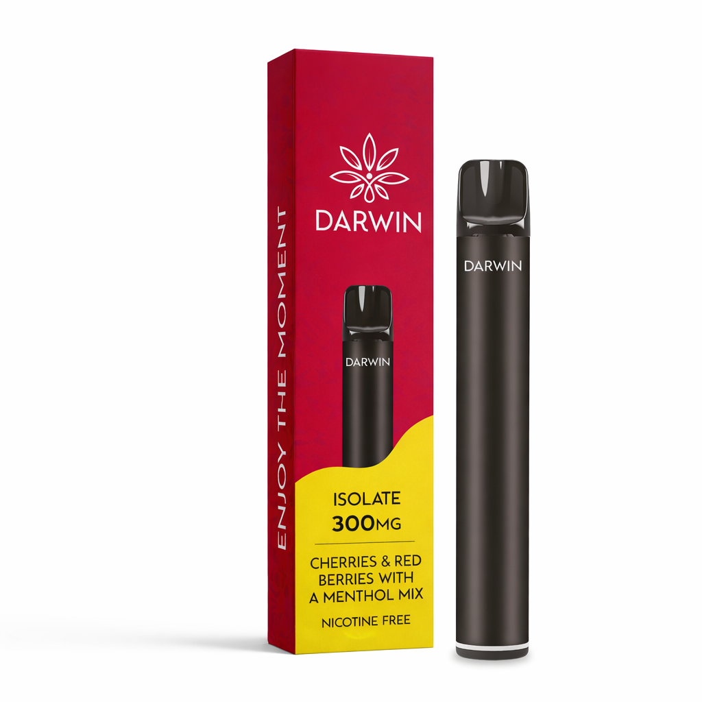 Darwin device displayed on a pure white background with clear hardware detailing and clean label presentation.