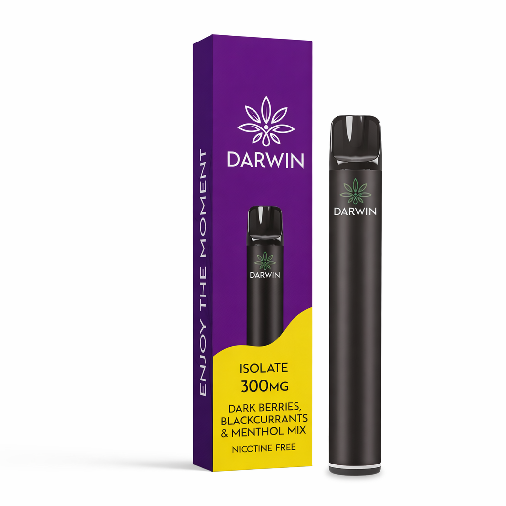 Darwin device displayed on a pure white background with clear hardware detailing and clean label presentation.