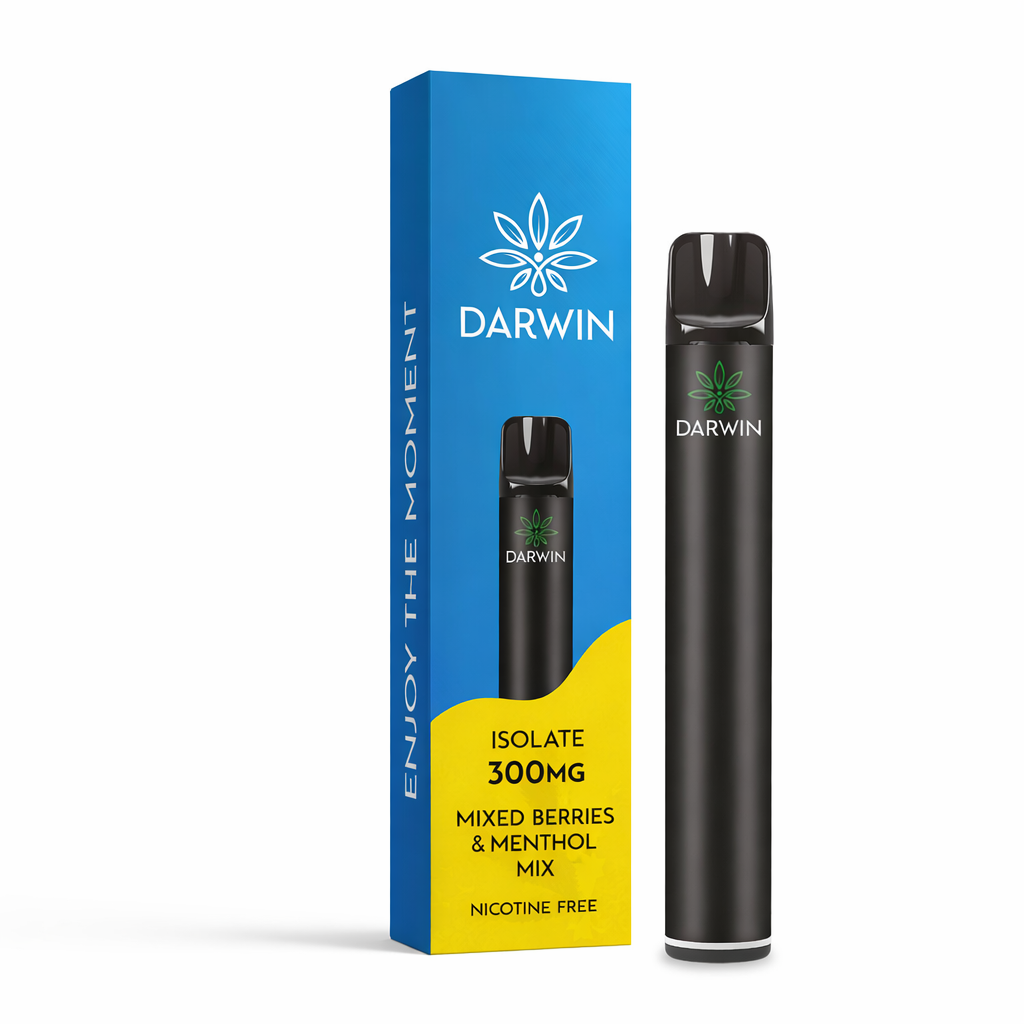 Darwin device displayed on a pure white background with clear hardware detailing and clean label presentation.