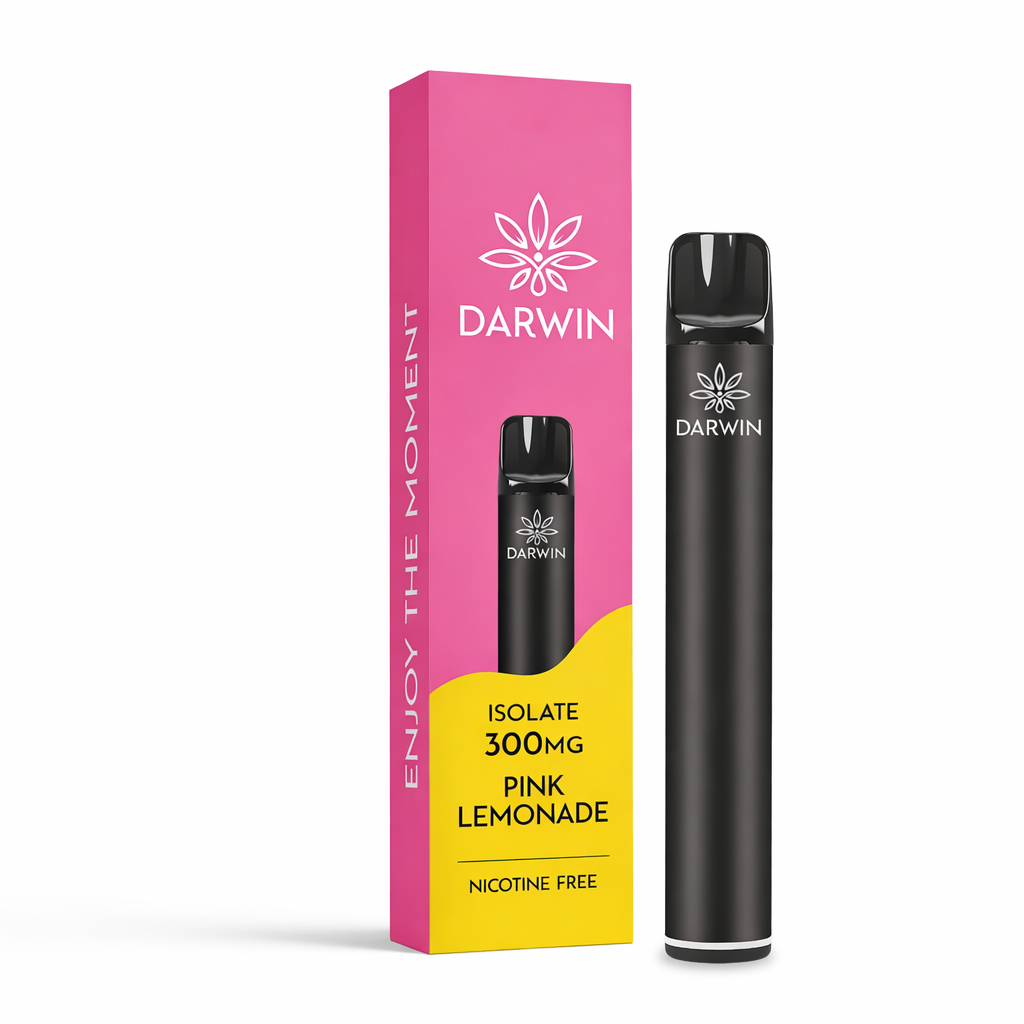 Darwin device displayed on a pure white background with clear hardware detailing and clean label presentation.
