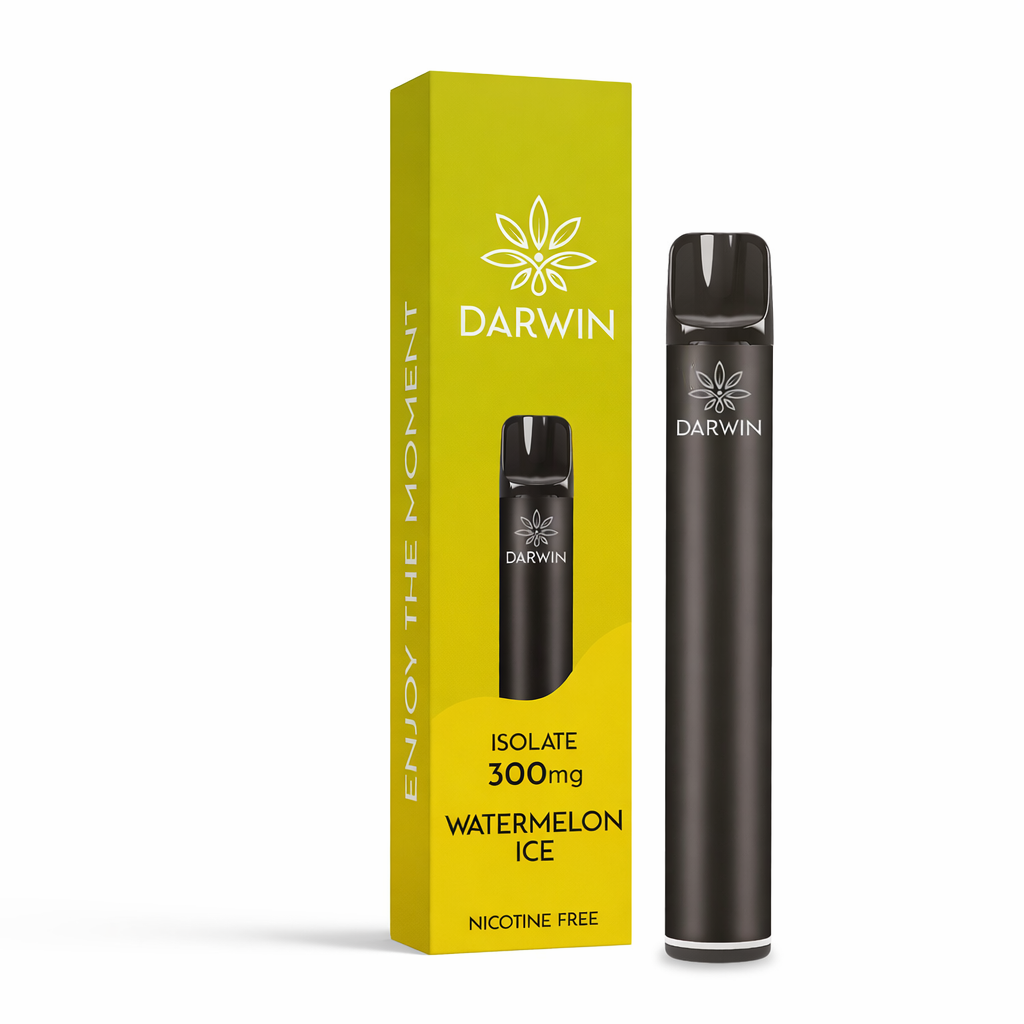 Darwin device displayed on a pure white background with clear hardware detailing and clean label presentation.