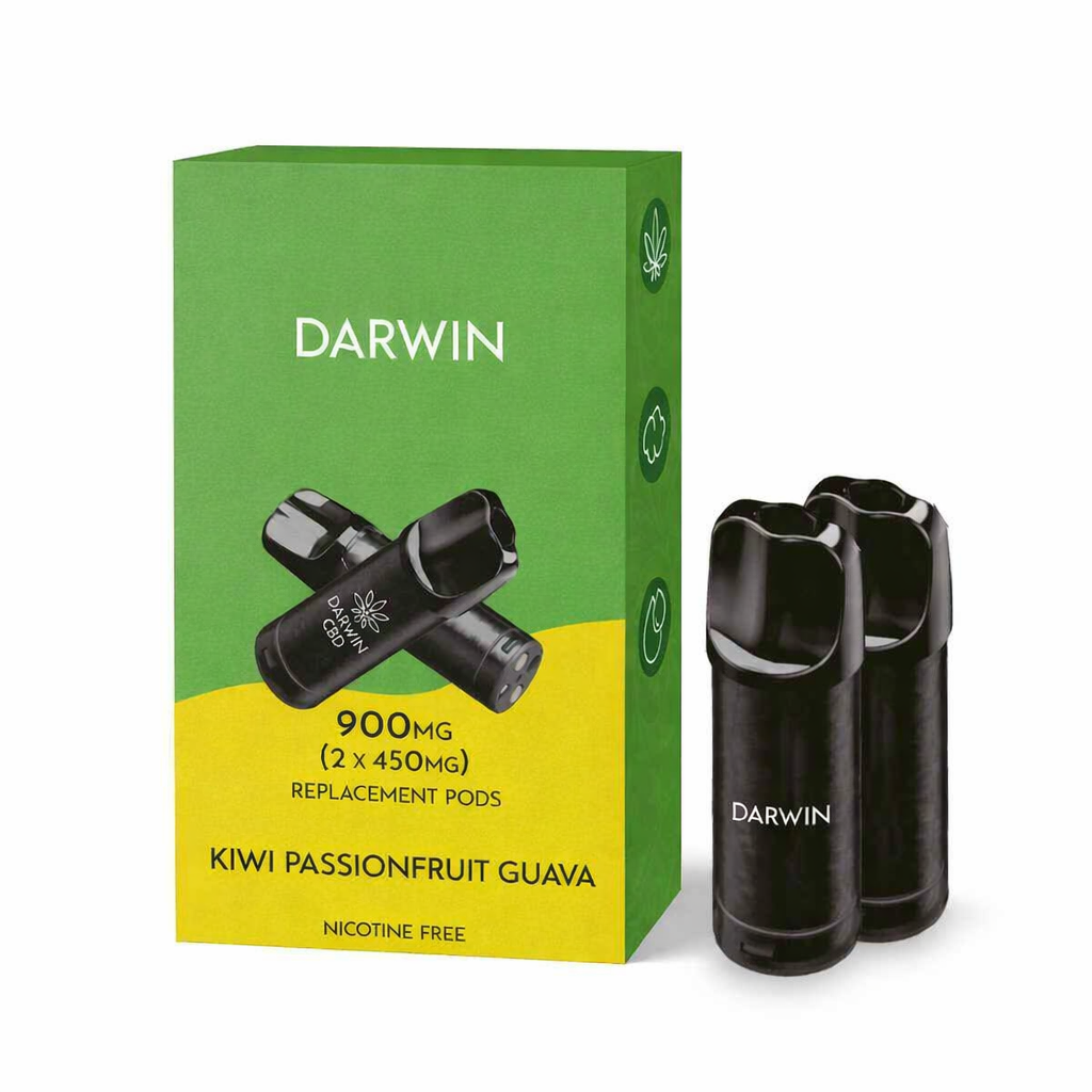 Darwin pod displayed on a pure white background with clear hardware detailing and clean label presentation.