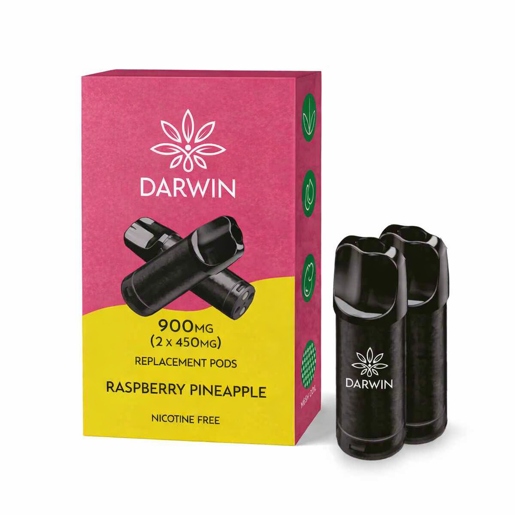 Darwin pod displayed on a pure white background with clear hardware detailing and clean label presentation.