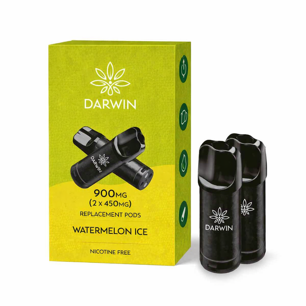 Darwin pod displayed on a pure white background with clear hardware detailing and clean label presentation.