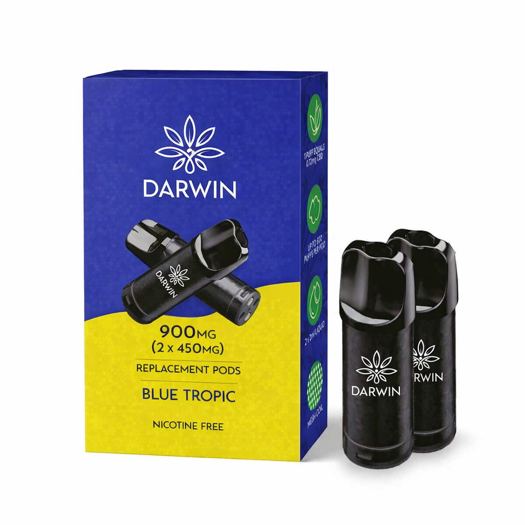 Darwin pod displayed on a pure white background with clear hardware detailing and clean label presentation.