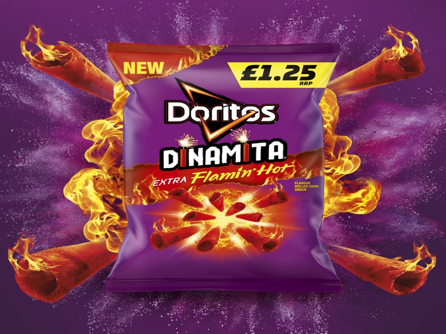 Doritos Dinamita Extra Flamin’ Hot 65g Crisps