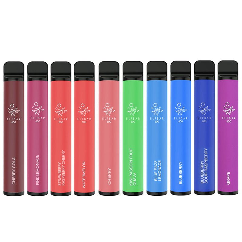 Elf Bar 600 Puffs Disposable Vape Pod (BOX OF 10)