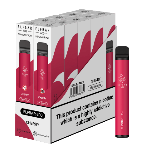 Elf Bar 600 Puffs Disposable Vape Pod (BOX OF 10)