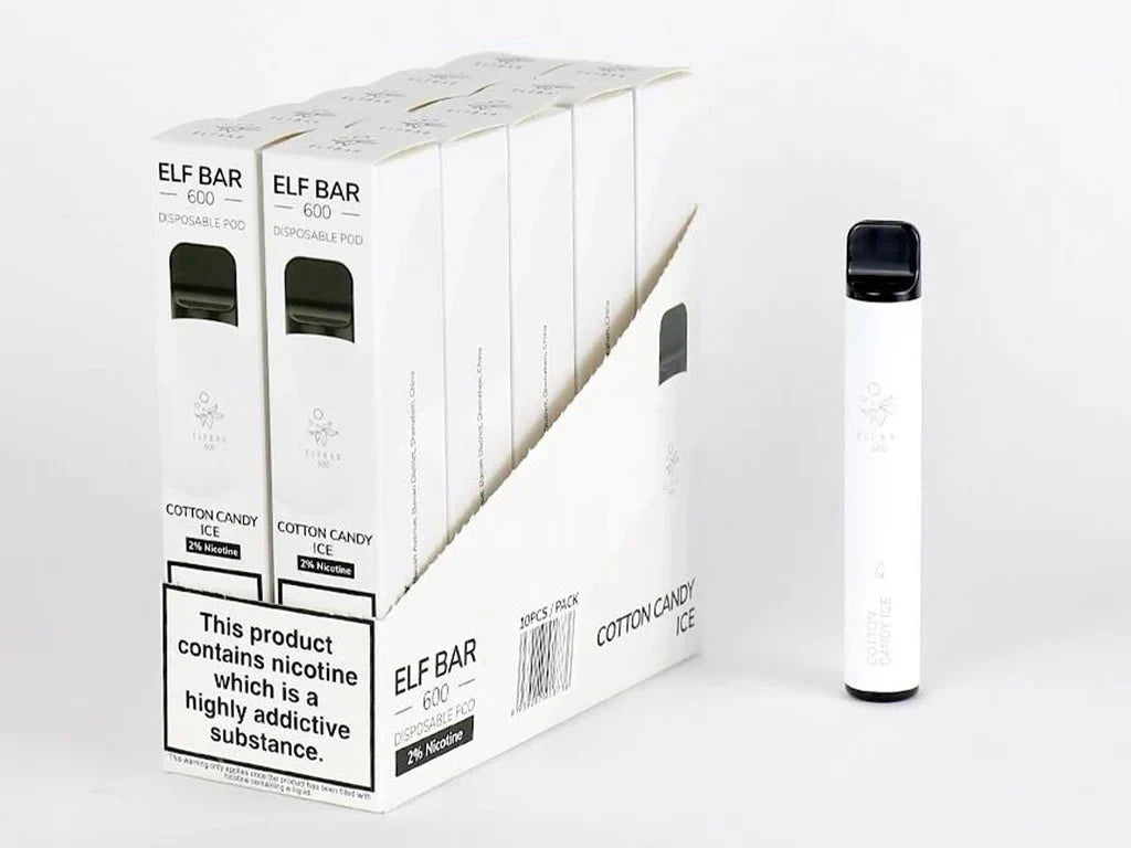 Elf Bar 600 Puffs Disposable Vape Pod (BOX OF 10)