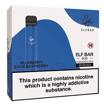 Elf Bar 600 Puffs Disposable Vape Pod (BOX OF 10)