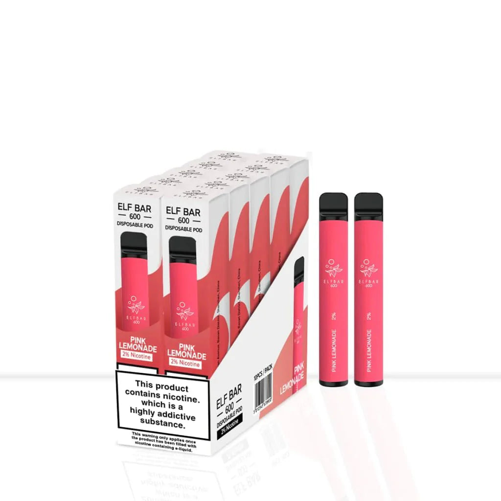 Elf Bar 600 Puffs Disposable Vape Pod (BOX OF 10)