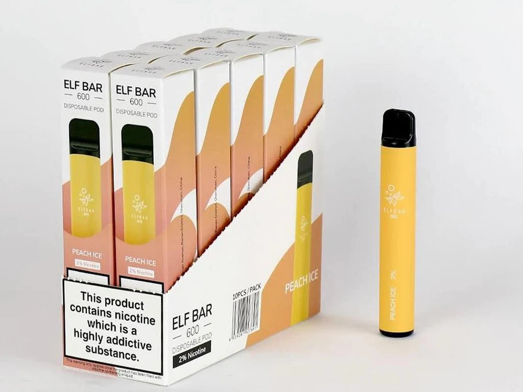 Elf Bar 600 Puffs Disposable Vape Pod (BOX OF 10)