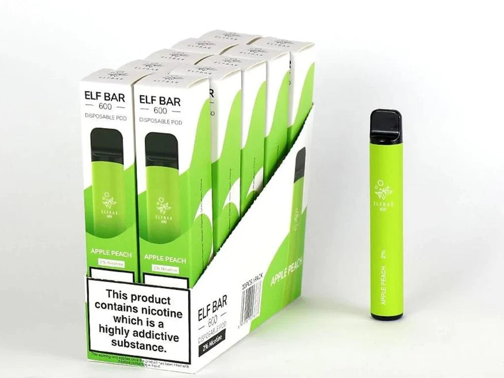 Elf Bar 600 Puffs Disposable Vape Pod (BOX OF 10)