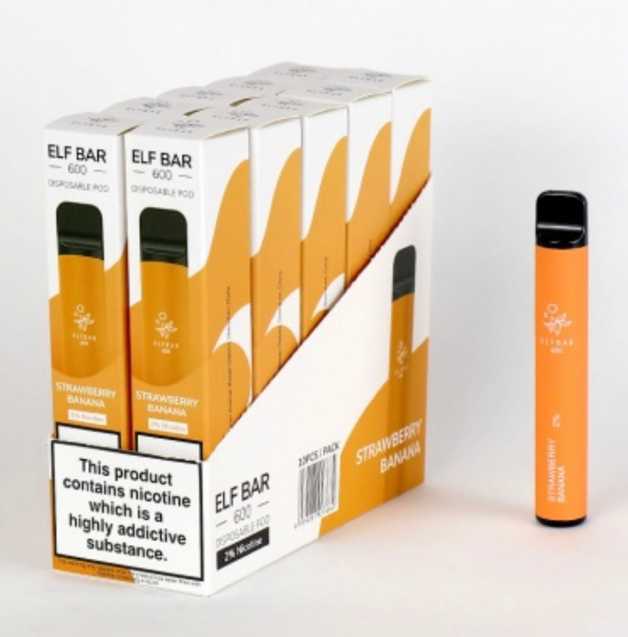 Elf Bar 600 Puffs Disposable Vape Pod (BOX OF 10)