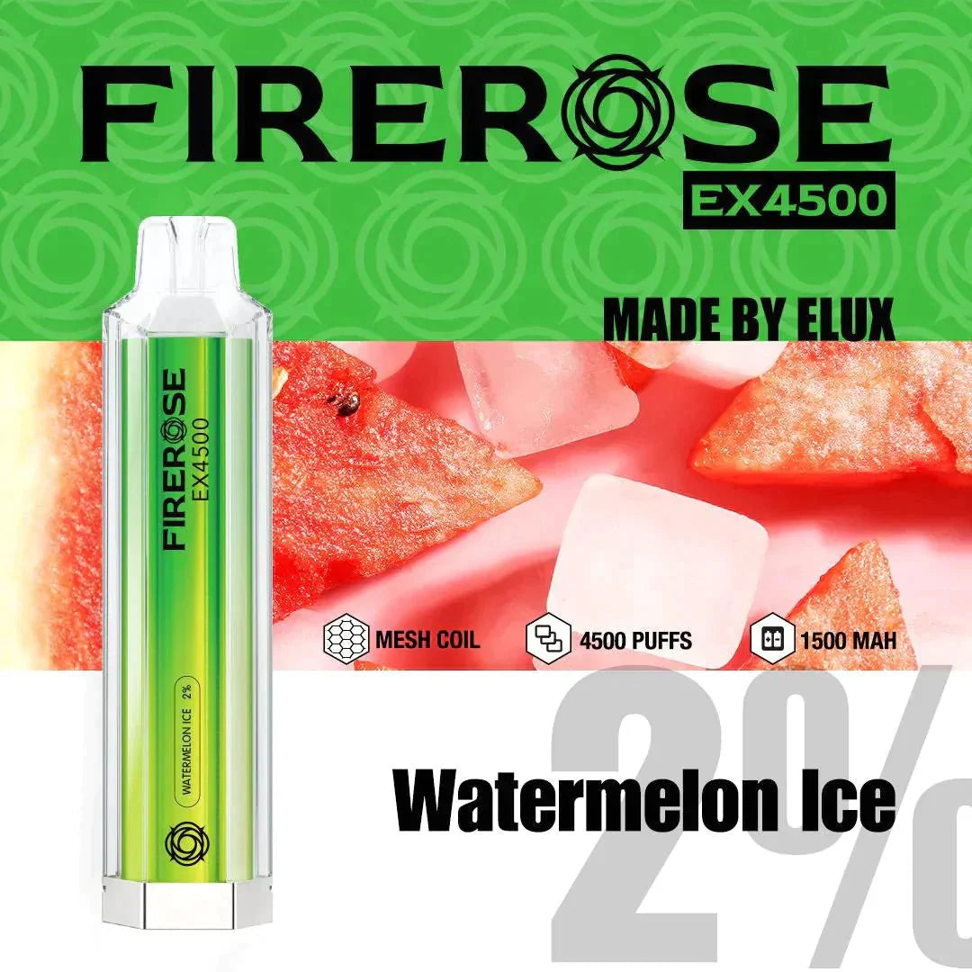 Elux Firerose EX4500 Disposable Vape Pod (BOX OF 10)