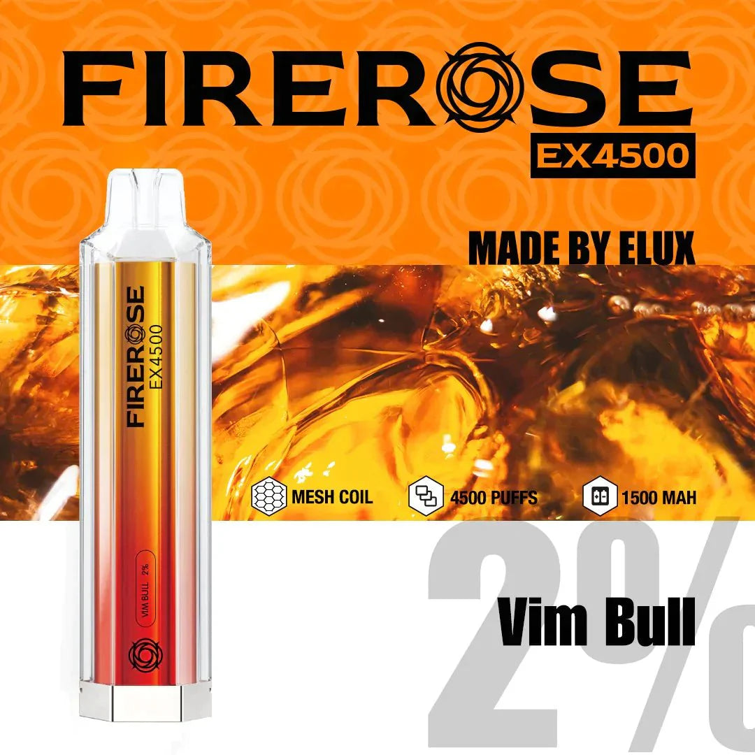 Elux Firerose EX4500 Disposable Vape Pod (BOX OF 10)