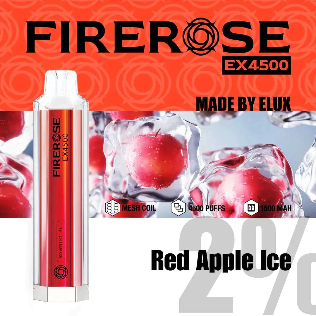 Elux Firerose EX4500 Disposable Vape Pod (BOX OF 10)