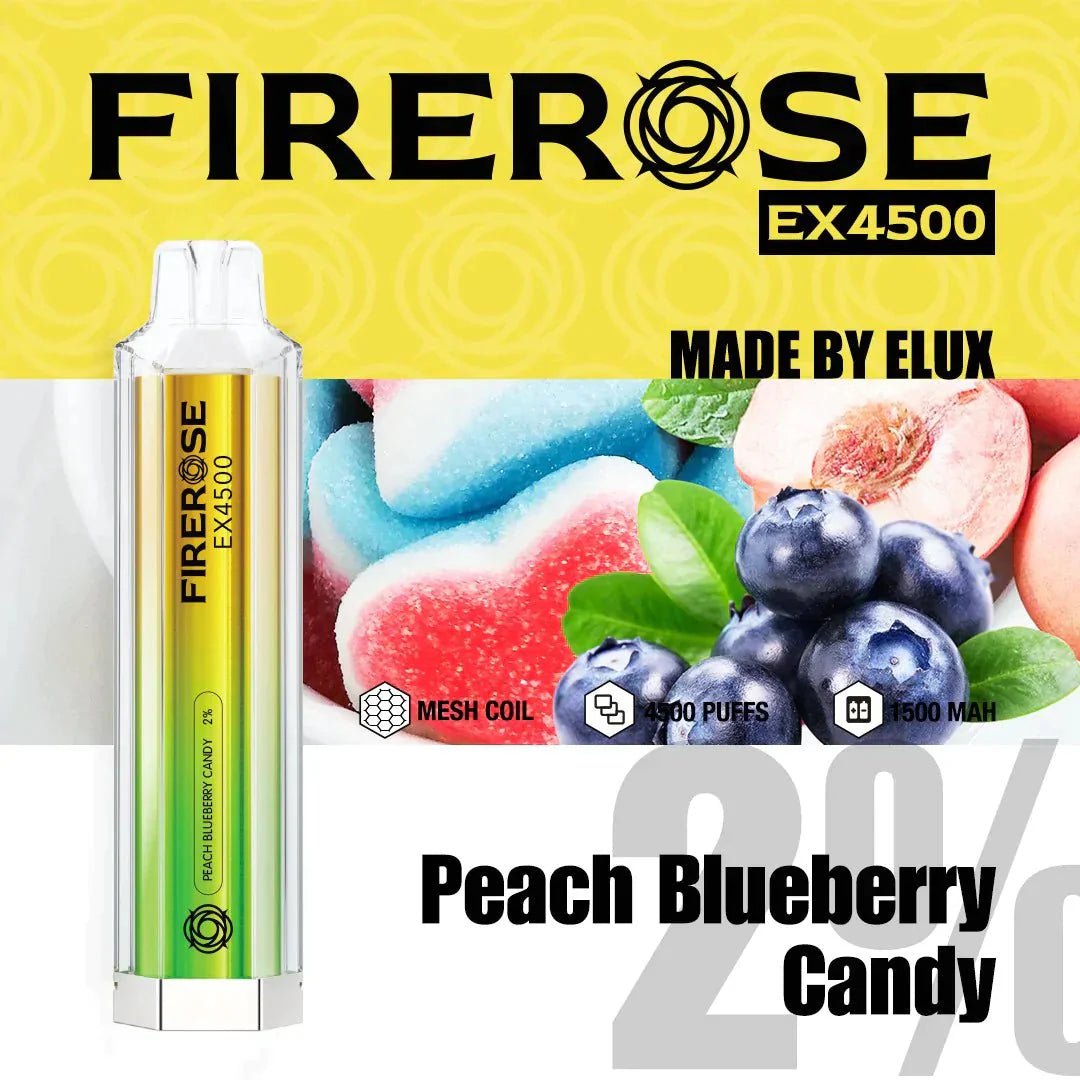 Elux Firerose EX4500 Disposable Vape Pod (BOX OF 10)