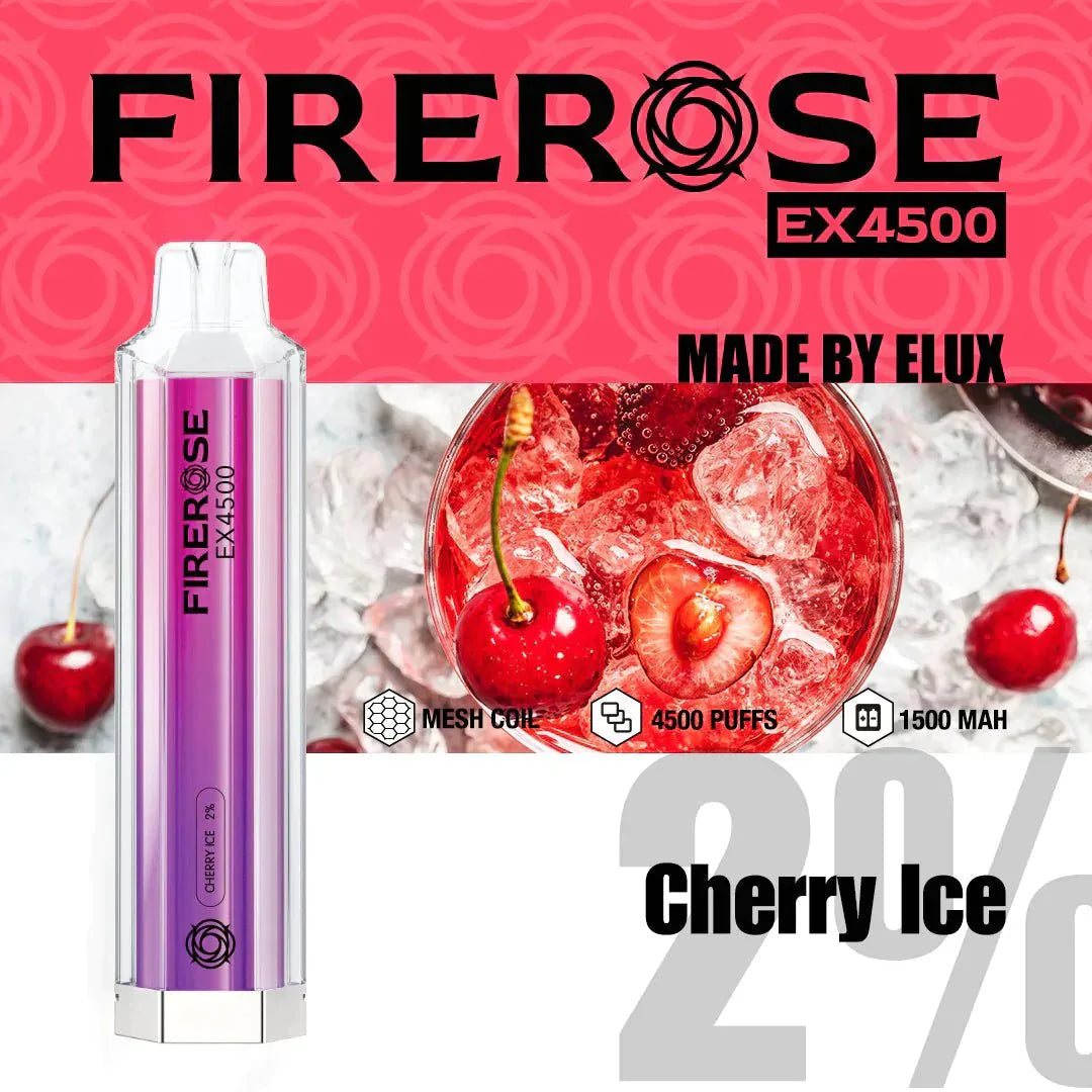 Elux Firerose EX4500 Disposable Vape Pod (BOX OF 10)