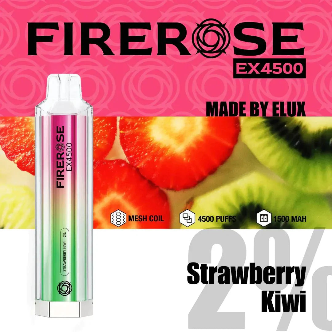 Elux Firerose EX4500 Disposable Vape Pod (BOX OF 10)