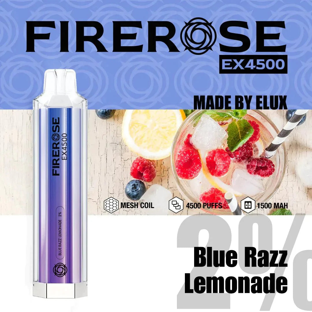 Elux Firerose EX4500 Disposable Vape Pod (BOX OF 10)