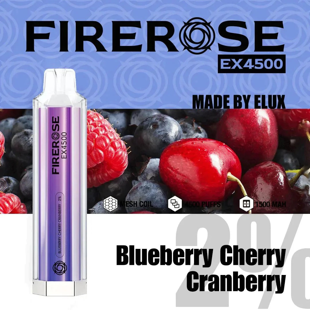 Elux Firerose EX4500 Disposable Vape Pod (BOX OF 10)