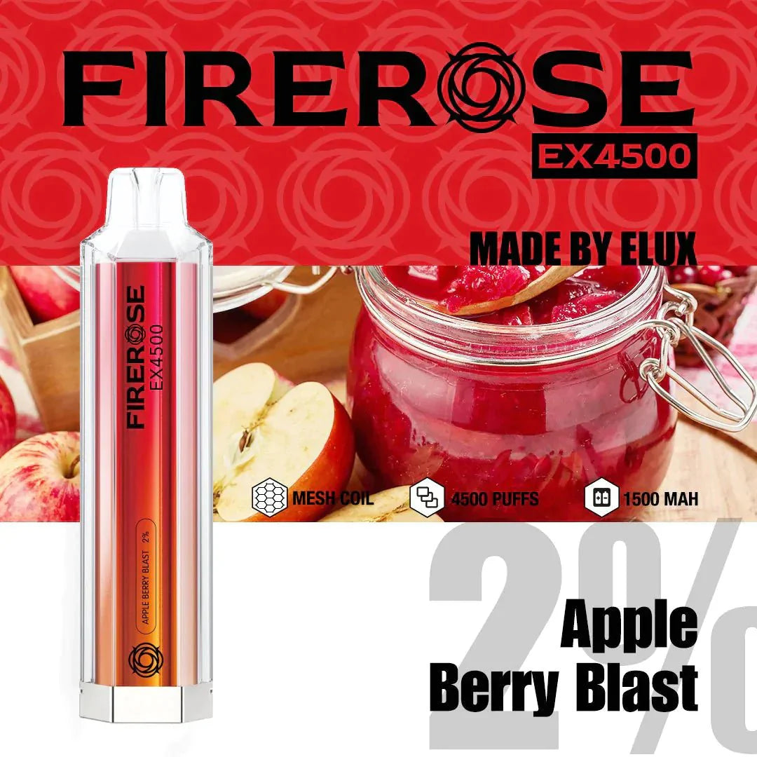 Elux Firerose EX4500 Disposable Vape Pod (BOX OF 10)