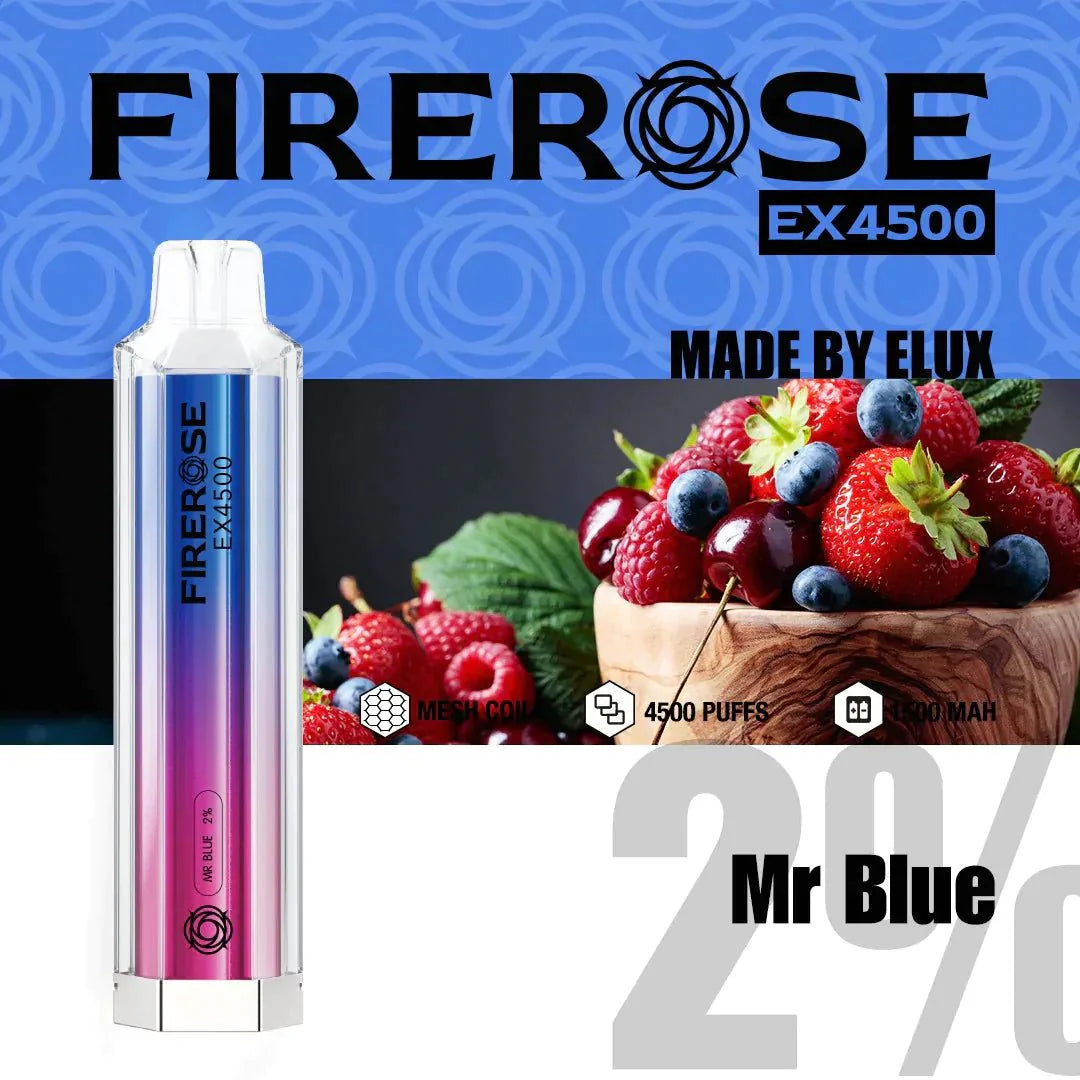 Elux Firerose EX4500 Disposable Vape Pod (BOX OF 10)