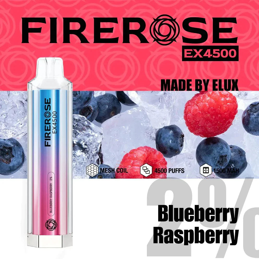 Elux Firerose EX4500 Disposable Vape Pod (BOX OF 10)