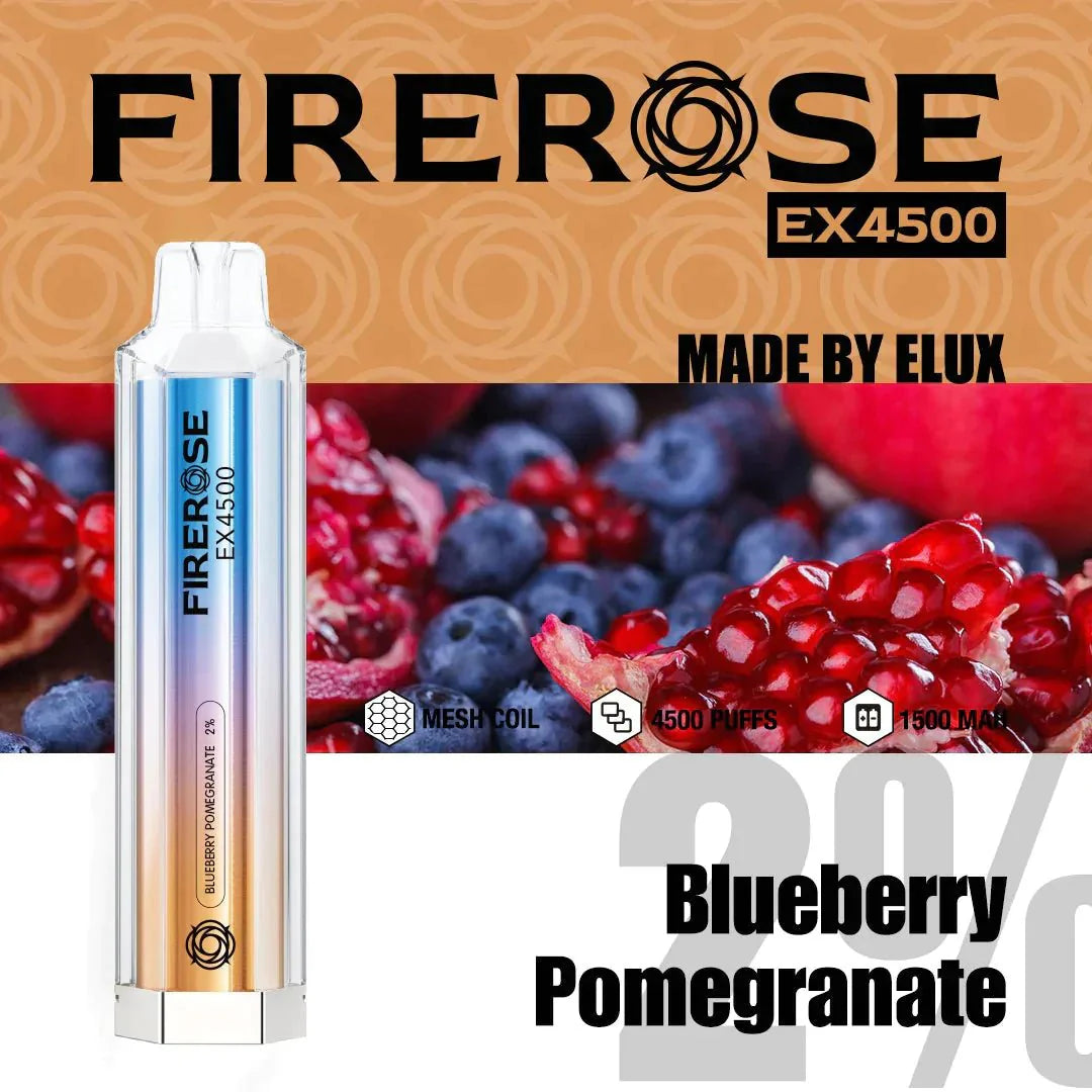 Elux Firerose EX4500 Disposable Vape Pod (BOX OF 10)