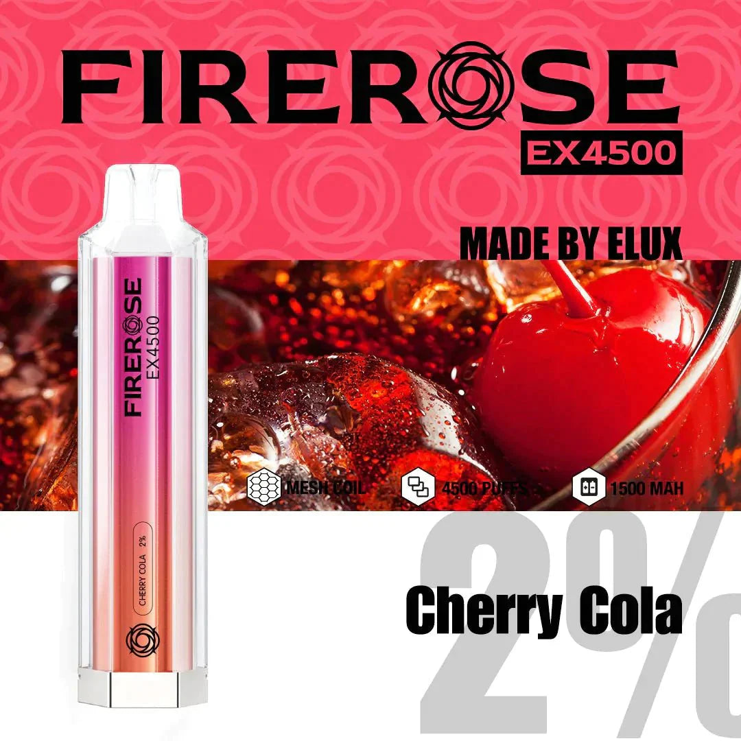 Elux Firerose EX4500 Disposable Vape Pod (BOX OF 10)