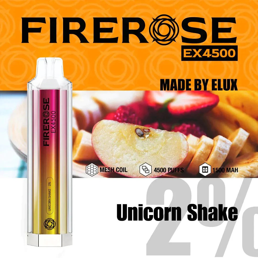 Elux Firerose EX4500 Disposable Vape Pod (BOX OF 10)