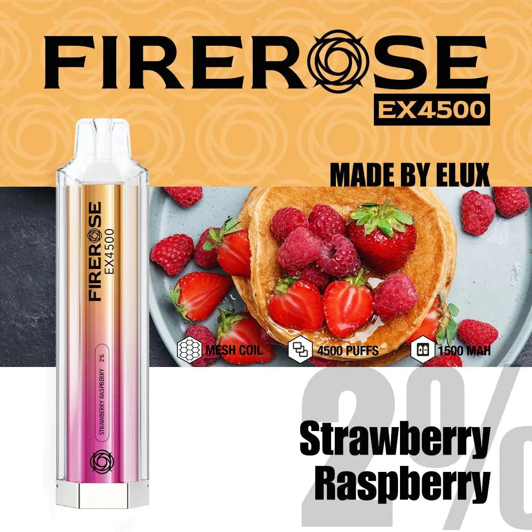 Elux Firerose EX4500 Disposable Vape Pod (BOX OF 10)