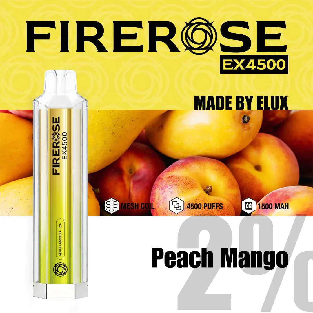 Elux Firerose EX4500 Disposable Vape Pod (BOX OF 10)