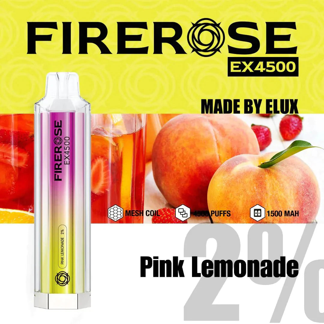 Elux Firerose EX4500 Disposable Vape Pod (BOX OF 10)