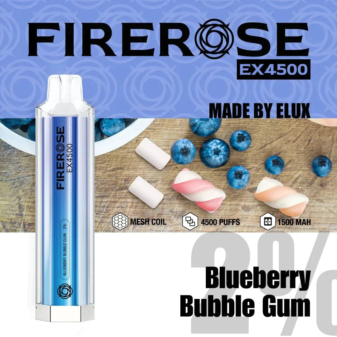 Elux Firerose EX4500 Disposable Vape Pod (BOX OF 10)