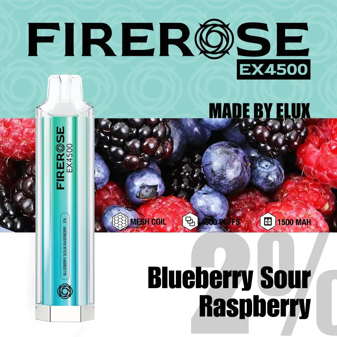 Elux Firerose EX4500 Disposable Vape Pod (BOX OF 10)