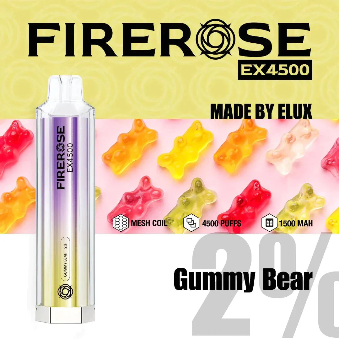 Elux Firerose EX4500 Disposable Vape Pod (BOX OF 10)