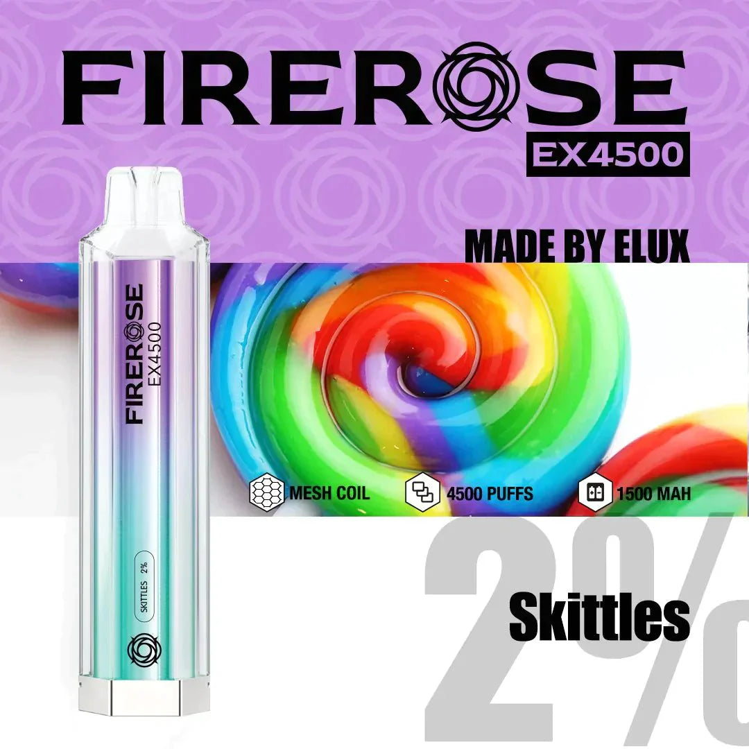 Elux Firerose EX4500 Disposable Vape Pod (BOX OF 10)